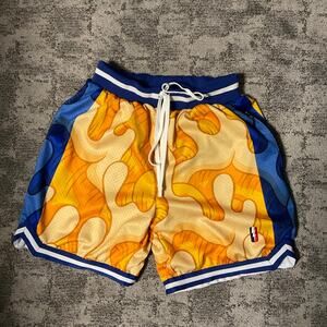 Collect and select trillest x Aaron Kai warrior swing man shorts size large